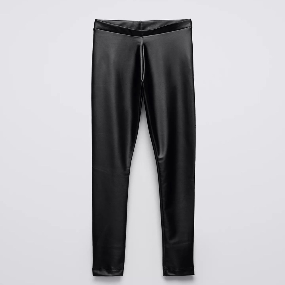 Zara Kids Faux Leather Leggings